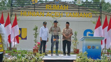 Menteri PU Resmikan Huntara Pertama di Aceh Tamiang