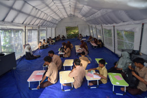 Dukungan Pemulihan Layanan Pendidikan Pascabencana