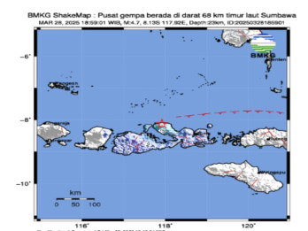 Gempa Tektonik M5,7 Guncang Pacitan, BMKG Pastikan Tidak Berpotensi Tsunami