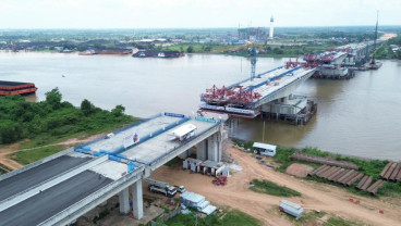 Menko AHY Pantau Proyek Tol Palembang-Betung, Begini Progresnya