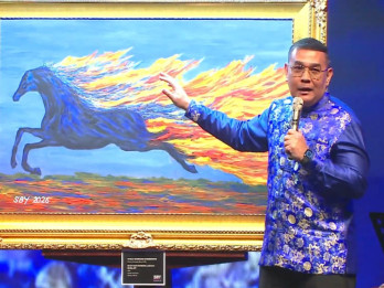 Momen Lelang Lukisan SBY ‘Kuda Api’ Terjual Rp6,5 Miliar kepada Konglomerat Low Tuck Kwong