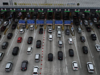 Libur Paskah, Volume Lalu Lintas di Gerbang Tol Cikampek Melonjak 32,40%