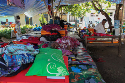 BNPB Catat 1.131 Pengungsi Gempa Flores Timur