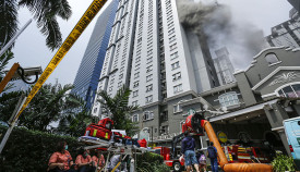 Kebakaran di Apartemen Mediterania