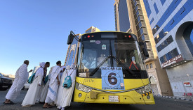 Bus Shalawat Layani Jamaah Haji 24 Jam