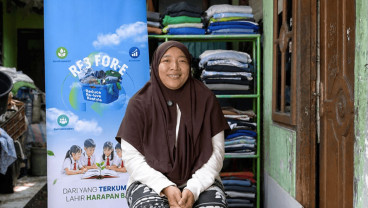 RE3 For-E PNM Kurangi Limbah Pakaian dan Berdayakan Nasabah Laundry