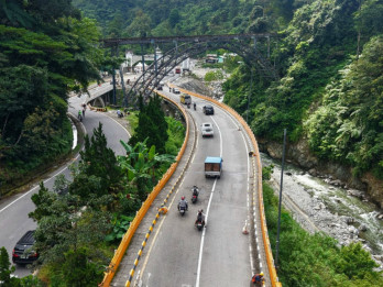 Penanganan Jalan Lembah Anai Capai 73%, Ditargetkan Rampung Juli