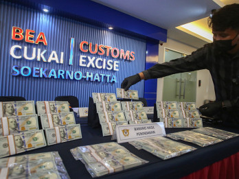 Bea Cukai Gagalkan Penyelundupan Valas Rp6,3 Miliar