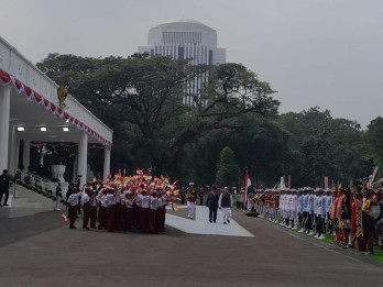 PM India Narenda Modi Tiba di Istana, Gelar Pertemuan Dengan Prabowo