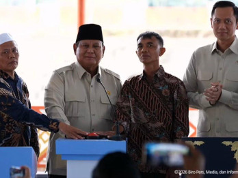 Resmikan 5 Bendungan, Prabowo: Ini Simbol Kerja Keras dan Persatuan