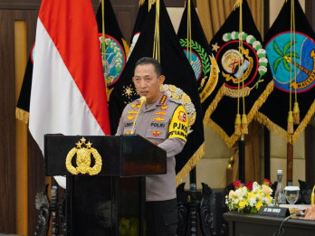 Kapolri Sambangi Kejagung, Jaksa Agung: Jangan Berfikir Kami Rival