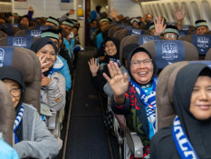 Garuda Indonesia Catat Ketepatan Waktu 94,3% di Penerbangan Haji