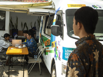 Layanan mobil anjungan ketenagakerjaan di Bandung