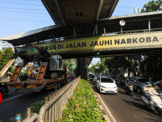 Pemprov DKI Siapkan Zebra Cross Sementara di Lokasi JPO Tendean yang Ditabrak