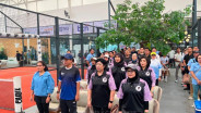 Eksekutif Bank vs Korporasi Adu Jurus di Bisnis Indonesia Executive Padel Tournament