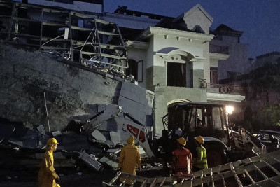 Ledakan di Perumahan Mewah Grand Polonia Medan