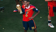 Juara Piala Dunia 2026, Hanya Lamine Yamal yang Dipeluk Raja Spanyol