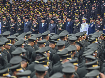 Prabowo Lantik 1.177 Perwira Remaja TNI-Polri di Istana