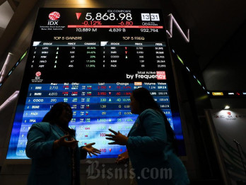 Indeks Bisnis-27 Ditutup Merah, Tertekan Pelemahan Saham BRMS, BUMI & ANTM