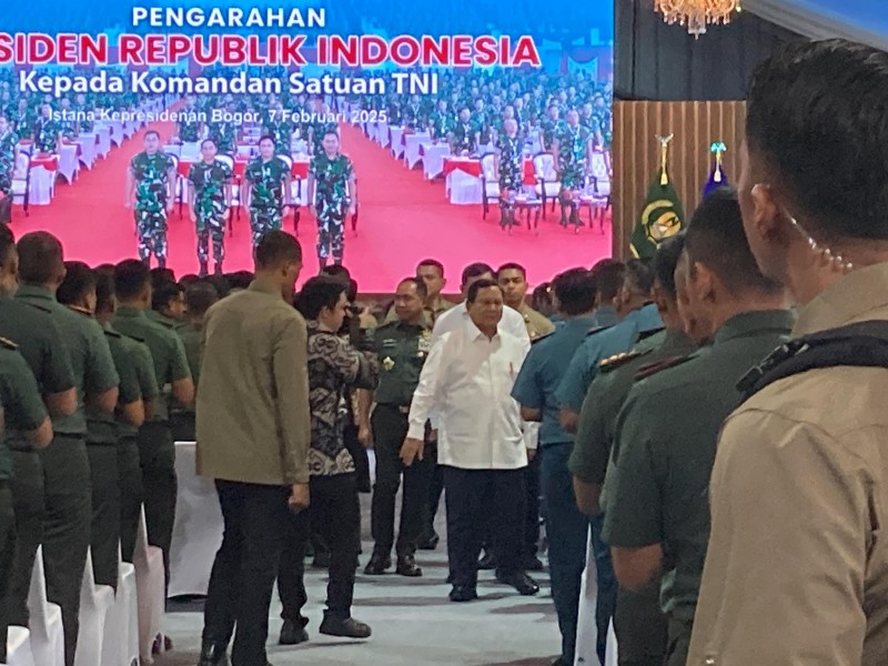 Presiden Prabowo Subianto di Istana Bogor/Dany Saputra 