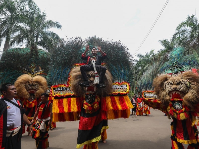 Kala 40 Reog Guncang Lapangan Banteng, Rayakan Penetapan Warisan Budaya Unesco