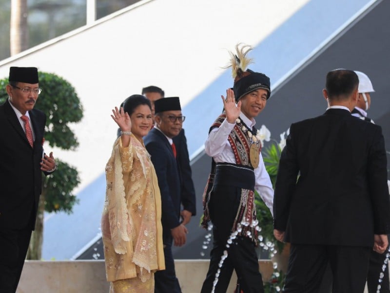 Foto-foto Jokowi dan Menteri Kabinet Indonesia Maju Hadir dalam Sidang Tahunan MPR RI