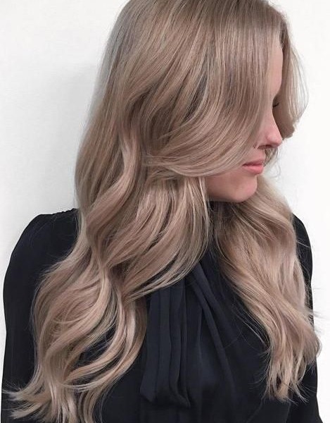 warna rambut medium ash blonde