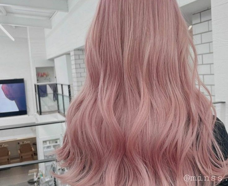 warna rambut yang bagus (Pink Pastel)
