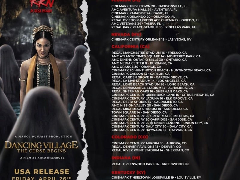 Badarawuhi di Desa Penari Tayang di Bioskop di Amerika Serikat