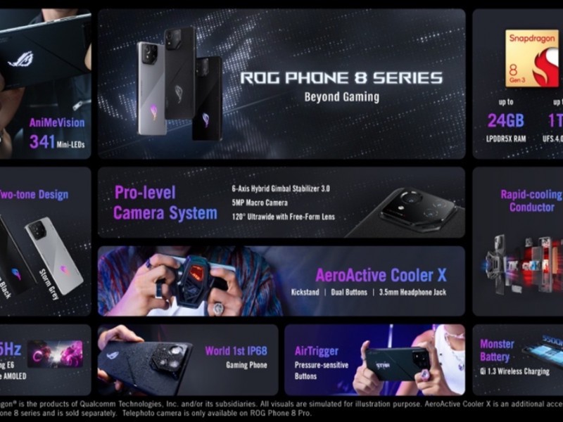 Fitur Asus Rog Phone 8