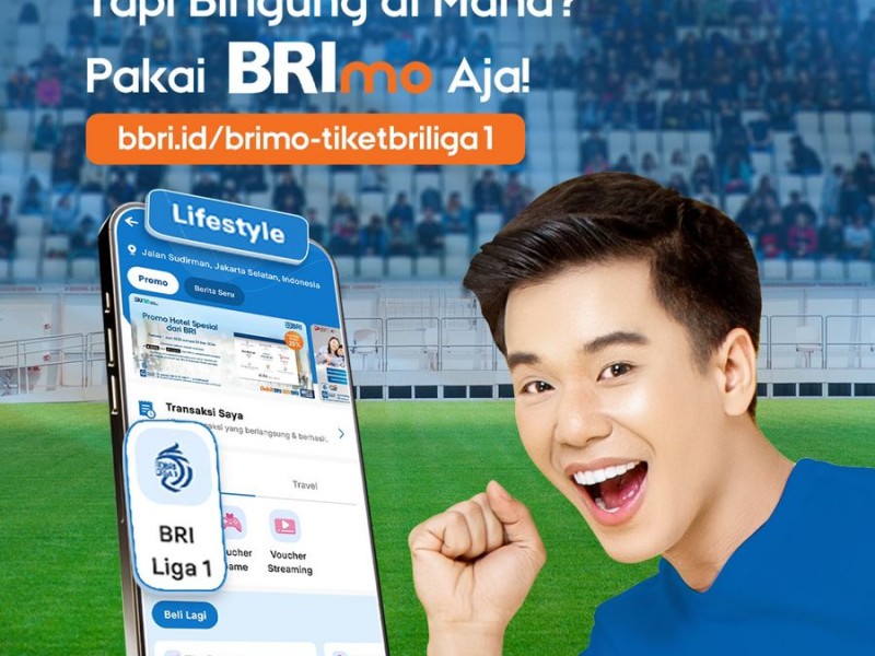 Tiket BRI Liga 1 Tersedia di Super Apps BRImo