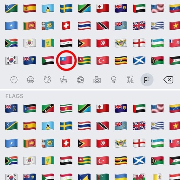 Apple Hapus Emoji Bendera Taiwan di iPhone Hong Kong