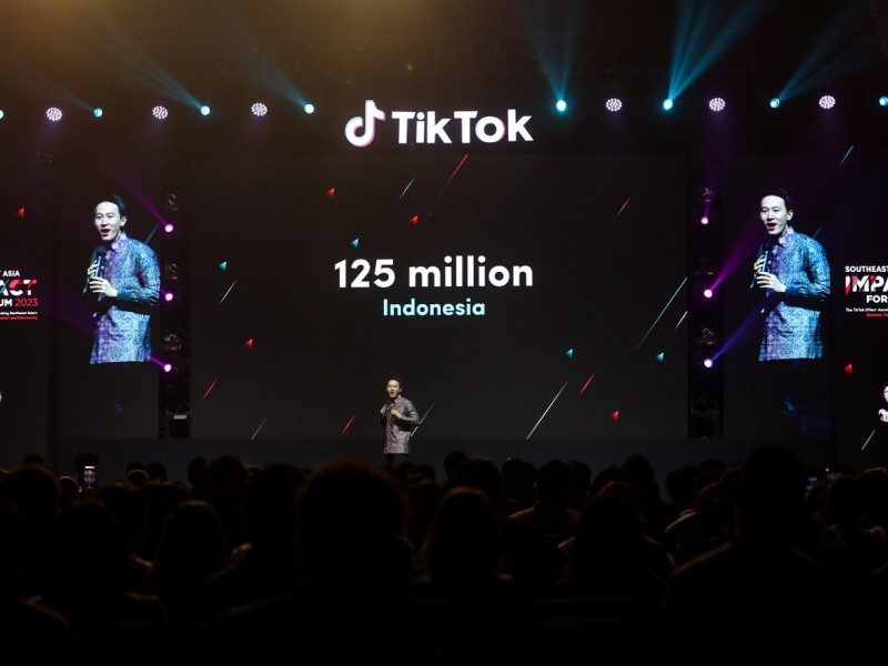 CEO TikTok Zhouw memamerkan jumlah pengguna TikTok di 