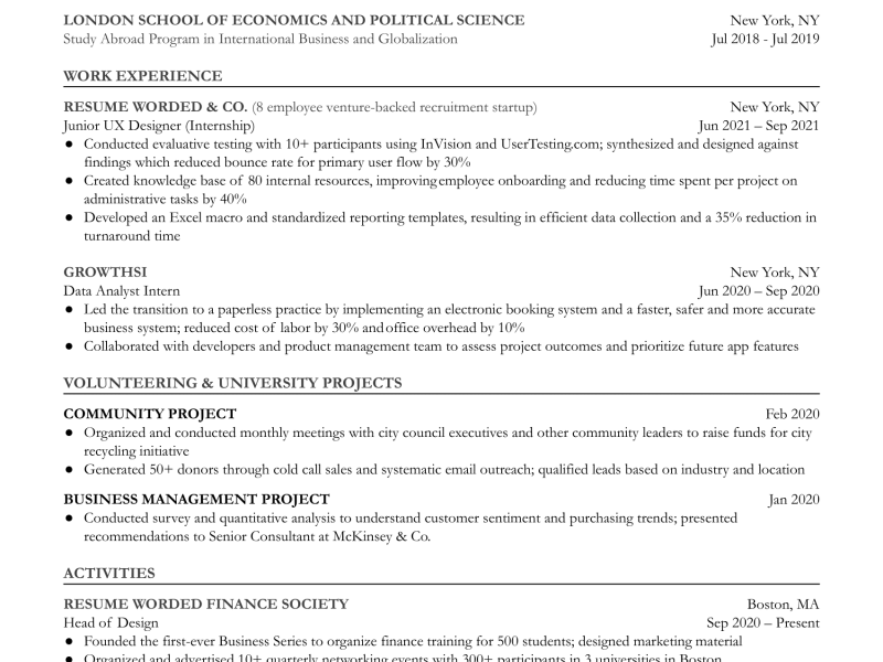 Contoh CV ATS Friendly Fresh Graduate dan Berpengalaman