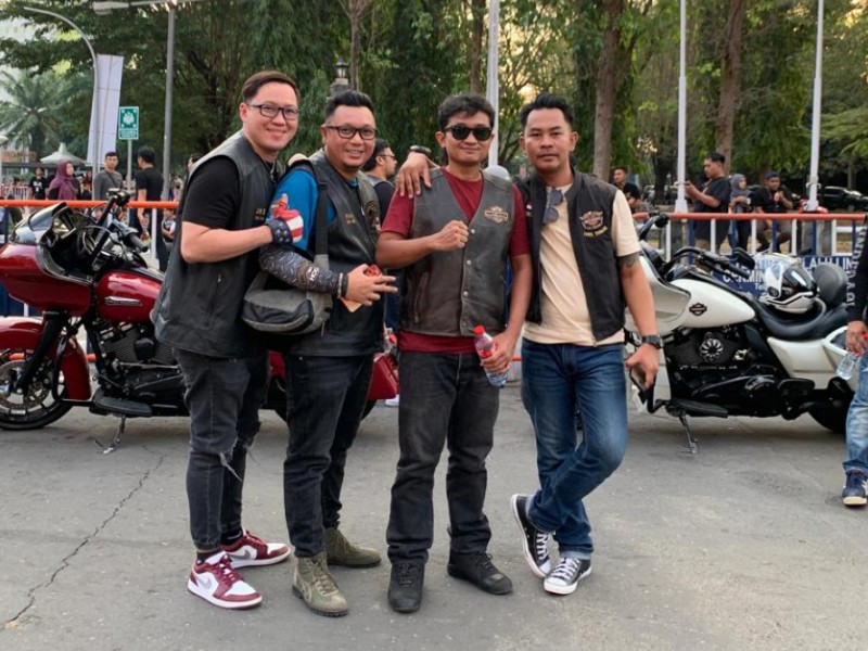 Para pemilik Harley dari HOG Solo