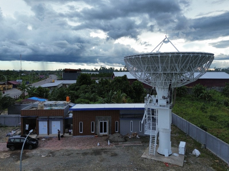 Gateway Satelit Satria-1 di Timika
