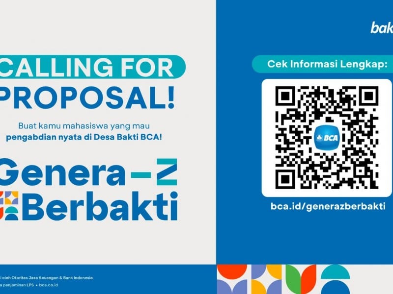 BCA Luncurkan Program Genera-Z Berbakti, Ini Cara Mendaftarnya