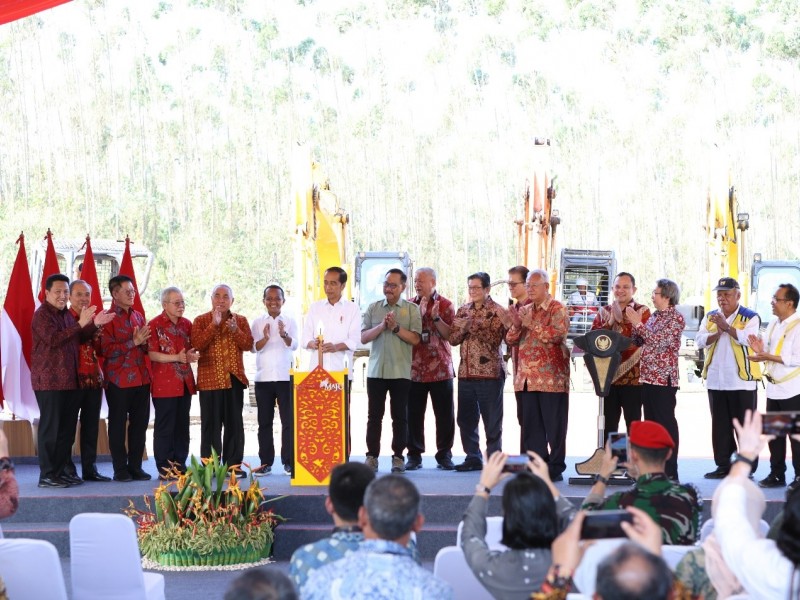 Groundbreaking Perdana Oleh Para Investor di IKN Ibu Kota Nusantara/Dok IKN