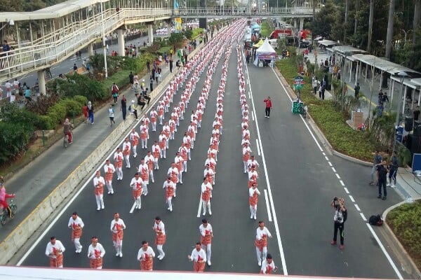 Foto-foto Penampakan Tari Poco-poco oleh 65.000 Orang