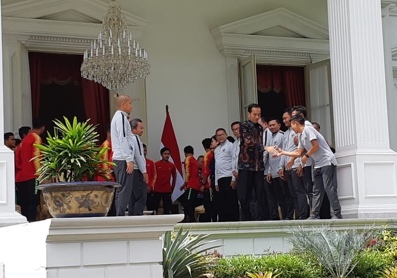 Terima Pemain Timnas U-22, Presiden Jokowi Siapkan Bonus Tambahan