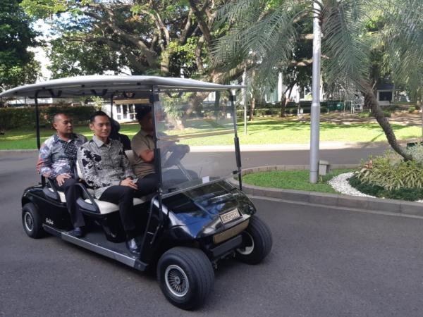 Tiba di Istana Merdeka, AHY Diundang Presiden Jokowi