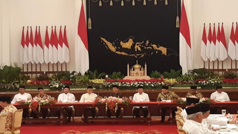 Presiden Buka Puasa Bersama Pimpinan Lembaga, Dari Zulkifli Hasan, OSO, hingga Fahri Hamzah Hadir di Istana