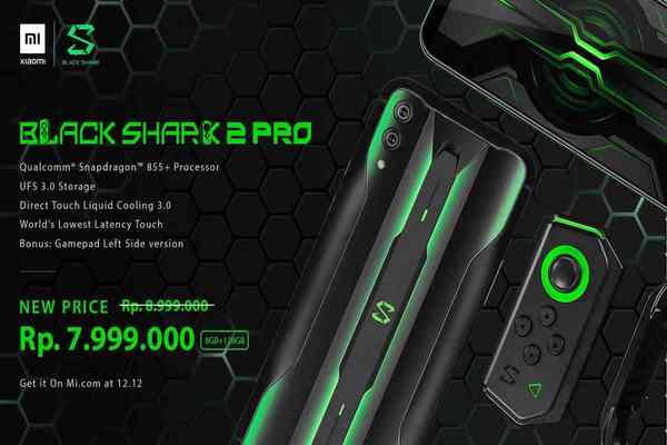 Black Shark 2 dan Black Shark Pro Resmi Diluncurkan di Indonesia, Ini Harganya