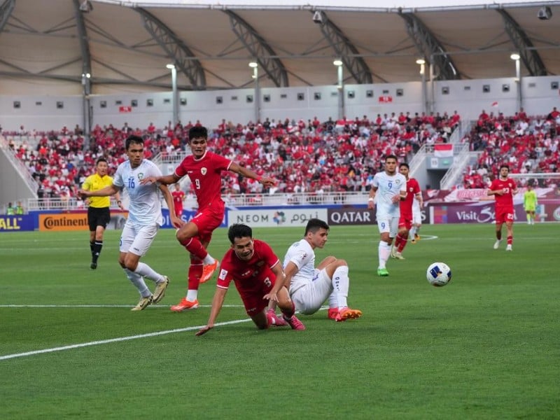 Indonesia vs Uzbekistan/ Doc. PSSI