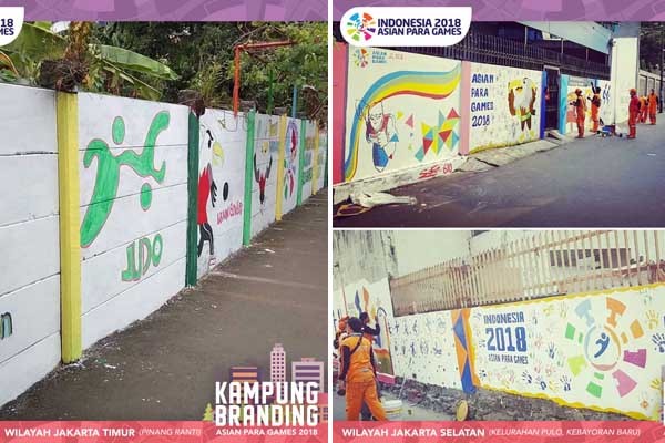 Ini Lima Kampung Pemenang Branding Asian Para Games 2018