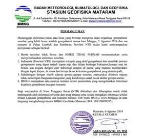 FACT OR FAKE: Gempa Lombok 7 SR Akan Diikuti Gempa yang Lebih Besar?