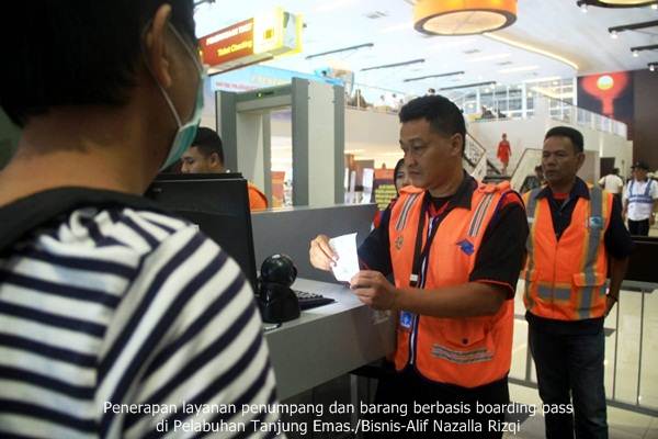 Tanjung Emas Terapkan Layanan Berbasis Boarding Pass