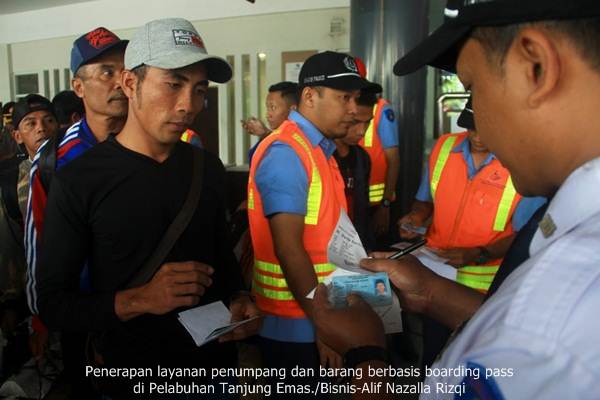 Tanjung Emas Terapkan Layanan Berbasis Boarding Pass