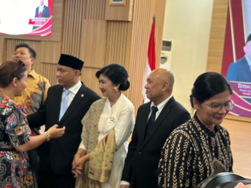 Serah terima jabatan Menteri Koperasi di Jakarta, Senin (21/10/2024). / Bisnis-Pernita Hestin Untari