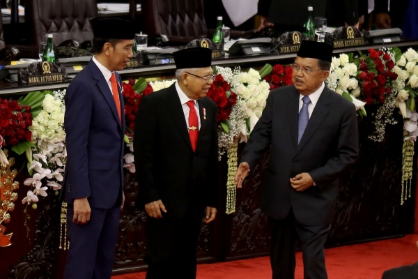 Kumpulan Foto Suasana Pelantikan Jokowi-Ma'ruf